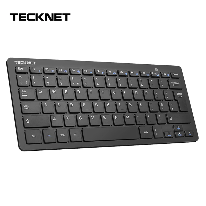 TeckNet 2,4G Беспроводная клавиатура для Windows 10/8/7/Vista/XP и Android Smart tv, английская раскладка клавиатуры шепот-тихий дизайн клавиатуры