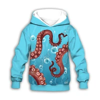 octopus 3d printed hoodies family suit tshirt zipper pullover kids suit sweatshirt tracksuitpant shorts 04