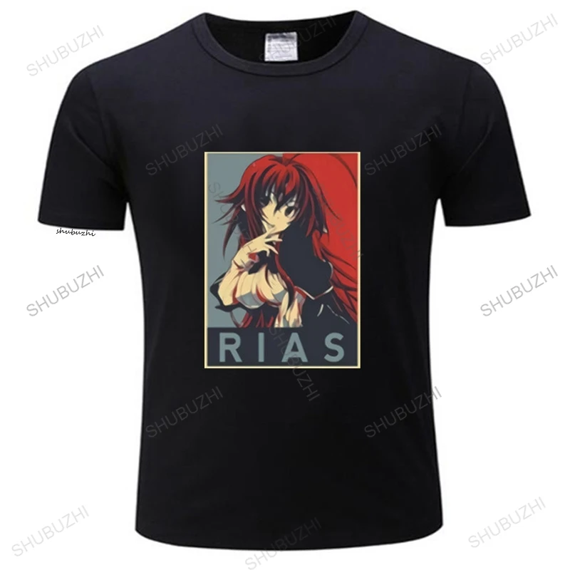 

High School Dxd-Rias Team Black Summer Men's Short Sleeve T-shirt Eldertee Anime Men's Harajuku Loose T-shirt Men's Street Top