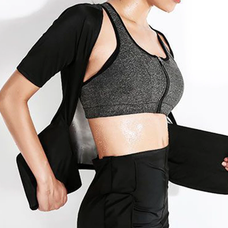 Женский горячий спортивный костюм сжигание жира Фитнес Эластичный Пояс Костюм