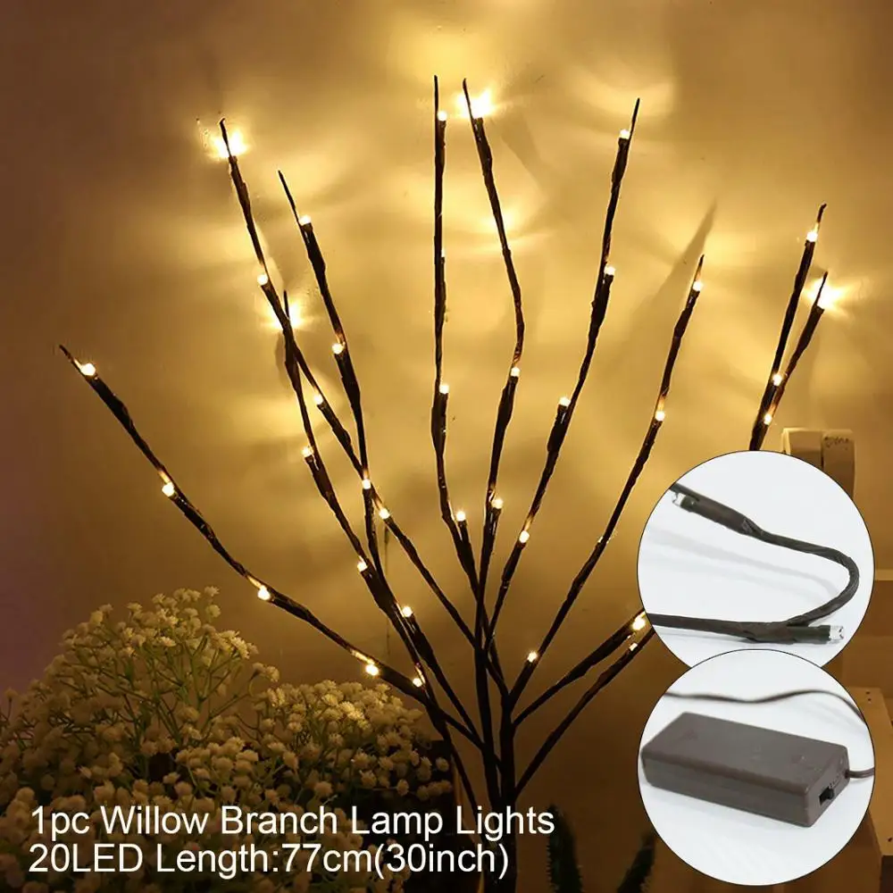 Branch Lamp Светильник с изображением рождественской елки, лося, звезды, Рождественский Декор для дома, елки, рождественские украшения, Navidad, Рождественский Декор, счастливый год - Цвет: Branch Lamp