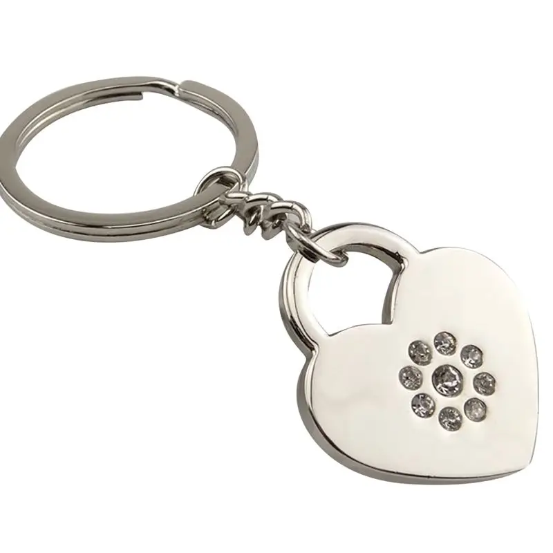Мода Lover Сердце Стразы инкрустированные брелок цепочка кошелек сумка для