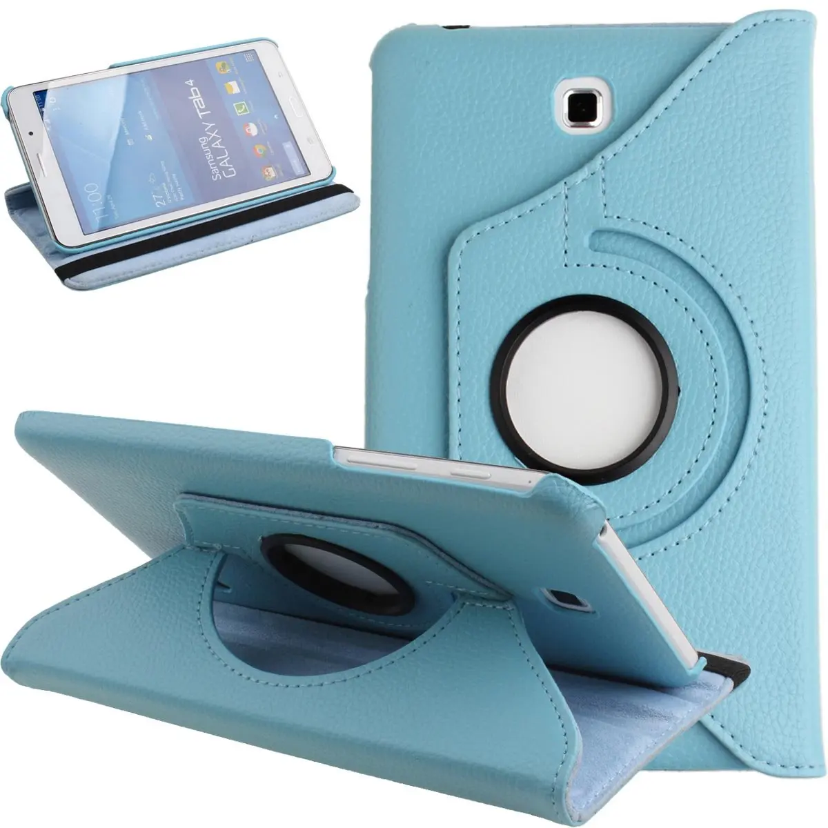 

Funda For Samsung Galaxy Tab 4 7.0 T230 T235 SM t231 Cover For Samsung Tab 4 7.0" 360 Rotating Folio Flip Stand Pu Leather Cases