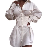underbust corset fitness wide belt women girdle black white