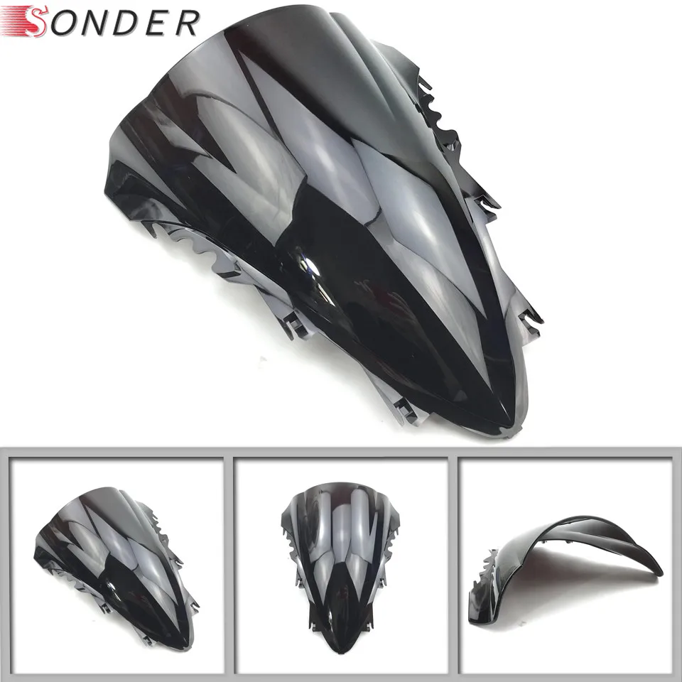 Windscreen Windshield Wind Shield Screen Protector For Yamaha YZF R1 1000 YZF1000 YZF-R1 YZFR1 2007 2008 07 08 Double Bubble | Автомобили
