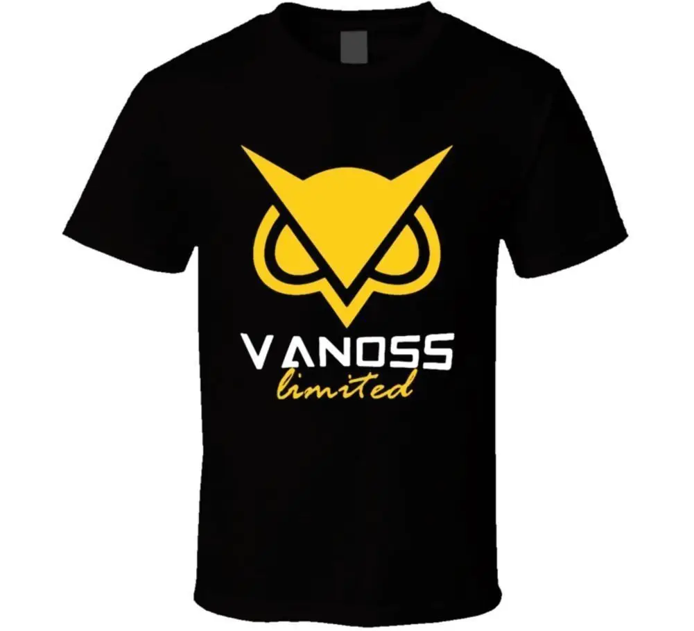 Ограниченная серия Vanoss Owl Hoodini Logo Gaming черная футболка с логотипом крутая