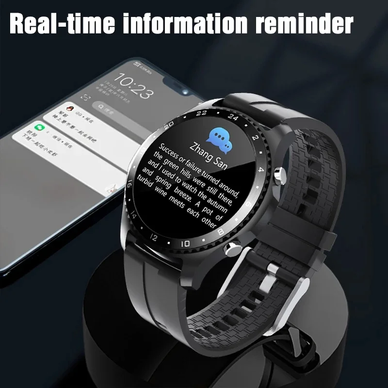 

2020 New Smart watch Men Bluetooth call waterproof Sports fitness watch health Tracker weather display smartwatch woman+Box