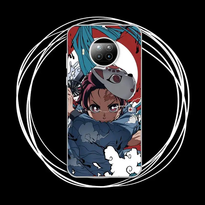 

Kamado Nezuko Kimetsu no Yaiba Demon Slaye Phone Case Transparent for Xiaomi Redmi note 10 t 8 9 pro lite 11