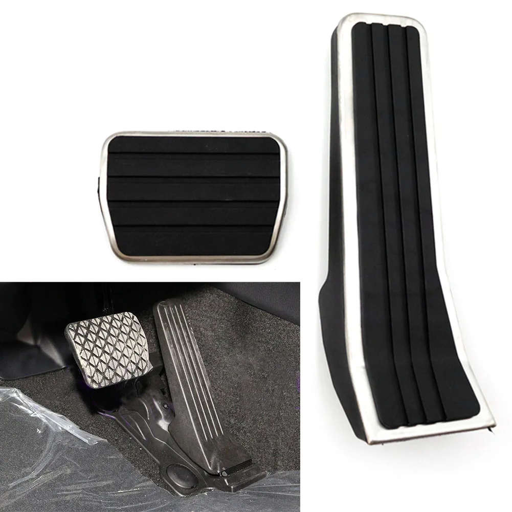 

2Pcs Accelerator Pads Fuel Gas Brake Pedal Cover For Mazda 3 Axela CX-30 2019 2020 2021 LHD Car Accessories