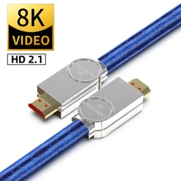 8k hdmi compatible 2 1 cables 48gbps 8k120hz 4k60hz dynamic hdr 444 hdcp 2 2 3d for tv amplifier projector blu ray video