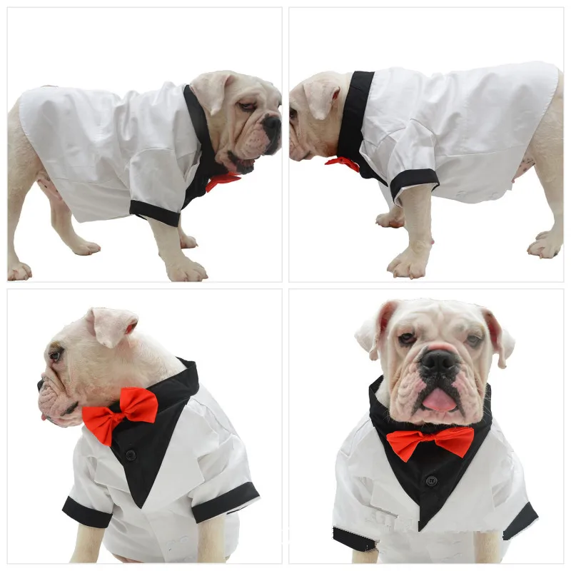 Одежда для мальчиков с рисунком собаки костюм мужчин смокинг свадебное платье