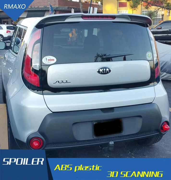 Спойлер для Kia Soul спойлер автомобиля 2018 2019 ST SY АБС пластик Праймер цветной задний
