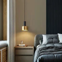 nordic modern all copper light luxury chandelier modern simple bedroom bedside lamp restaurant bar combination lamps single head