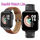 Кожаный браслет для Xiaomi Mi Watch Lite Redmi Watch 2 Lite