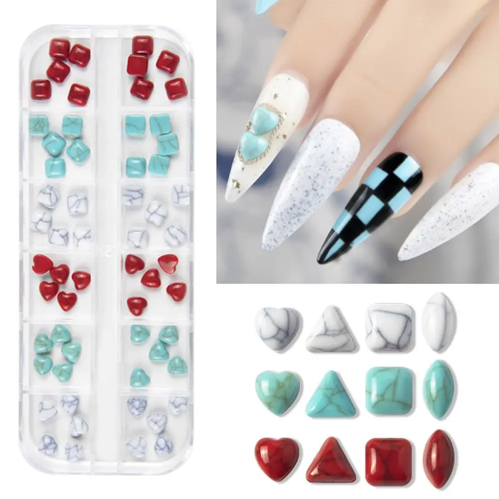 

Manicure Accessories Cracked marble pattern Nail Art Jewelry Nail Rhinestones 3D Nail Art Decoration DIY Ornament