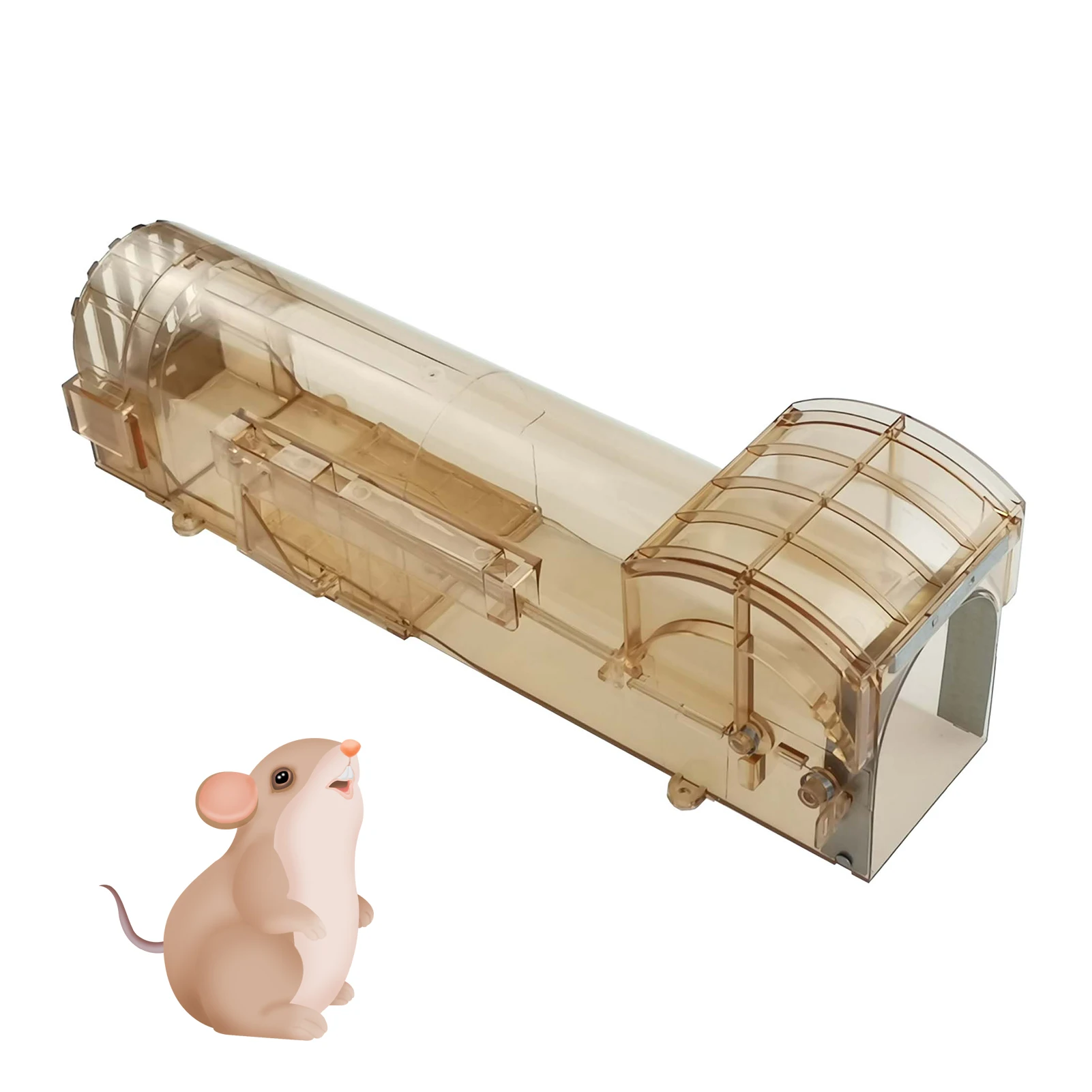 

Гуманная ловушка для мыши, увеличенная умная мышь и ловушка для грызунов, не убивает, многоразовые Маленькие искусственные мыши, Ловушки дл...