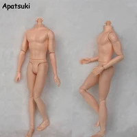 26cm 14 movable jointed doll body for boy doll ken 16 male man naked body prince ken nude doll diy learning kids toys