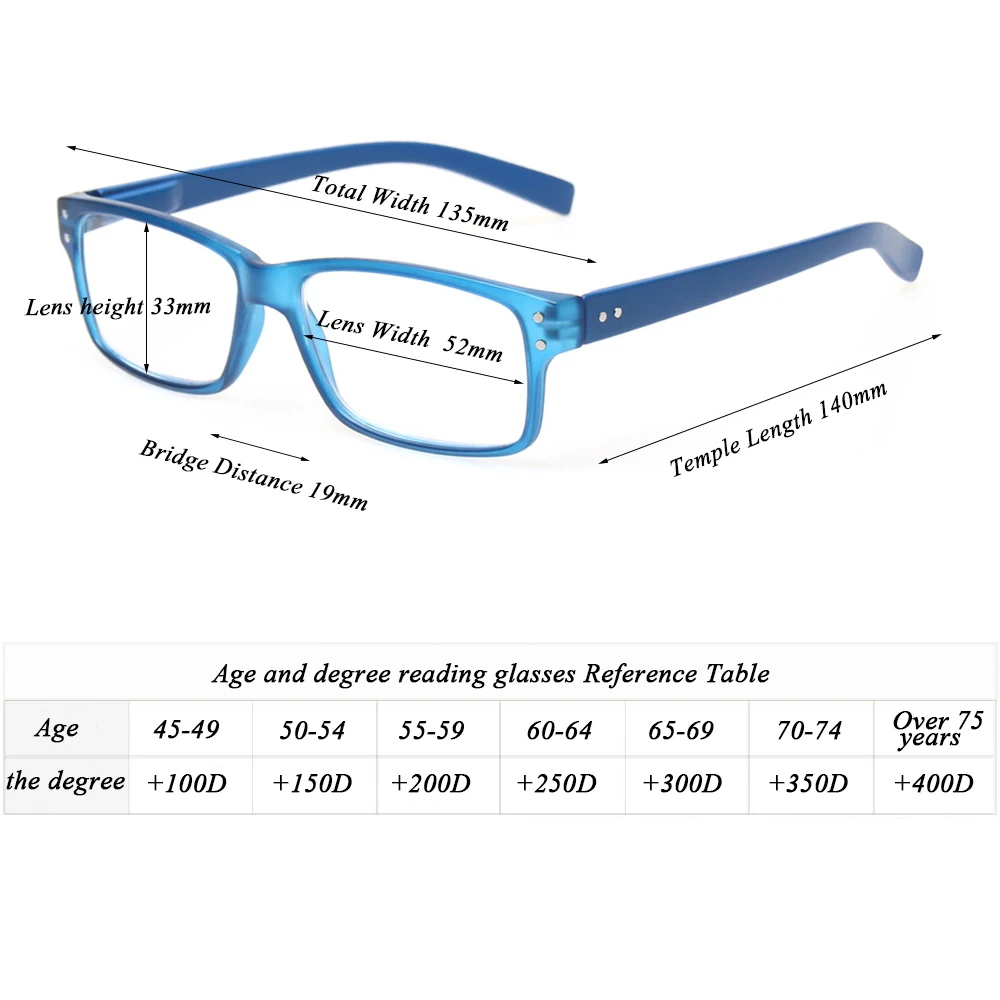 

High Quality Unisex F Reading Glasses Fashion Metal Plastic Frame Presbyopia Glasses