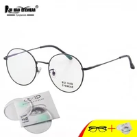 customize prescription eyeglasses round glasses frame fill resin lenses customize recipe myopia progressive spectacles 6621