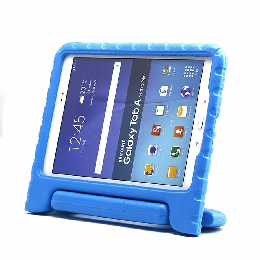 Детский ударопрочный чехол EVA для samsung GALAXY Tab A, 8,0 дюймов, T350, T351, T355, безопасный пенопластовый чехол для планшета, чехол с ручкой и подставкой