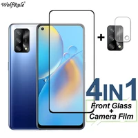 full cover tempered glass for oppo a74 a11s a16 a94 a54 f19s f19 pro plus screen protector protective camera lens film oppo a74