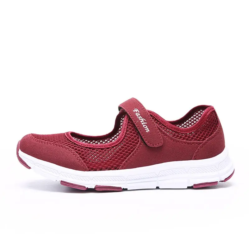 Размера плюс легкие женские кроссовки для бега спортивная обувь женщин летние