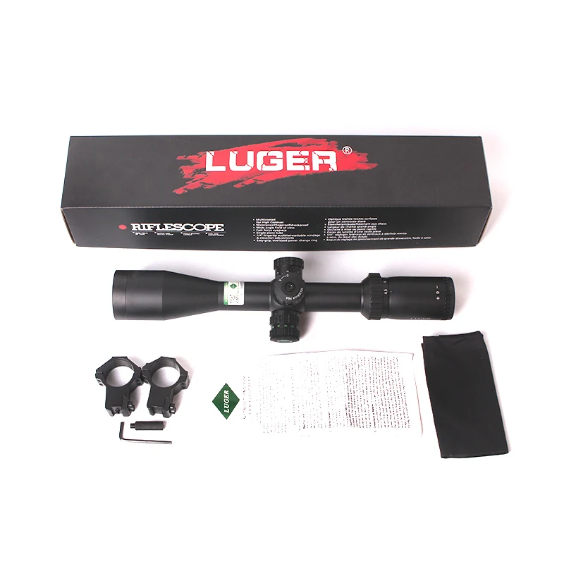 LUGER 4,5-18X44 охотничий оптический прицел, дальний боковой параллаксный прицел, стекло, травленая сетка, воздушные пистолеты, прицелы