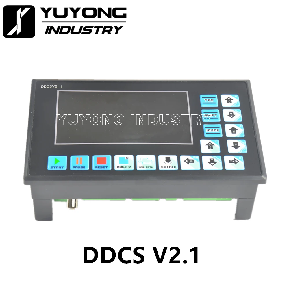DDCS V2.1 V3.1motion control system set 3-axis 4-axis cnc controller, emergency stop electronic handwheel support G code
