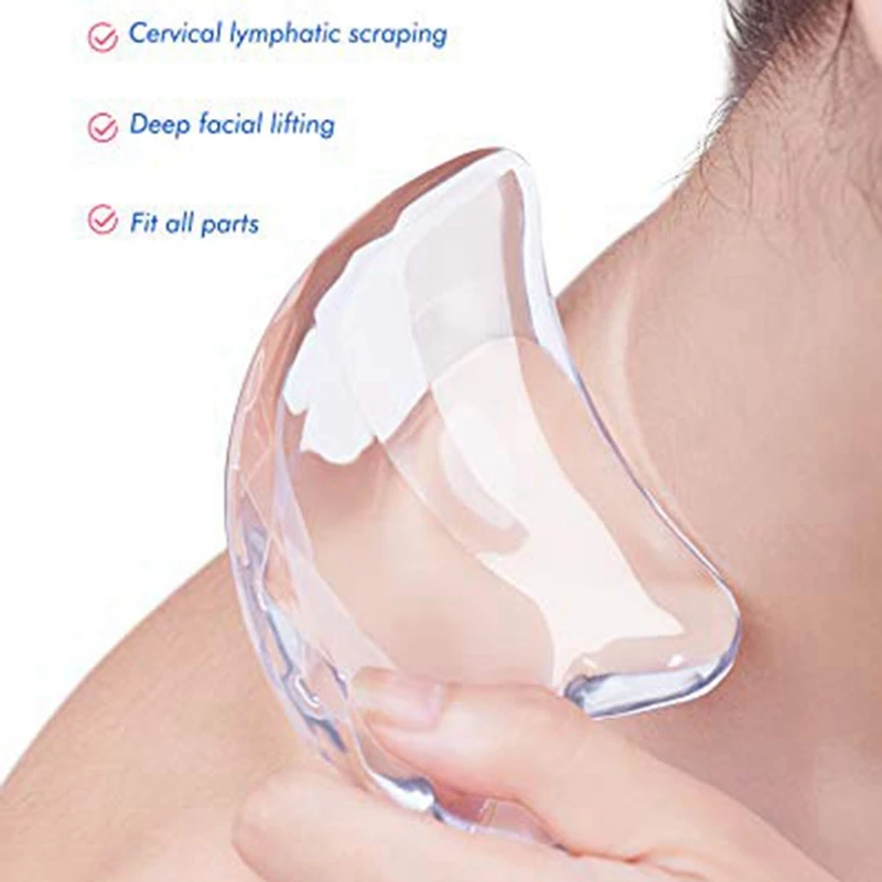 

Crystal Gua Sha Facial Tools Best Gua Sha Scraping Massage Tools,Natural Guasha Board For Spa Acupuncture Therapy Trigger Point