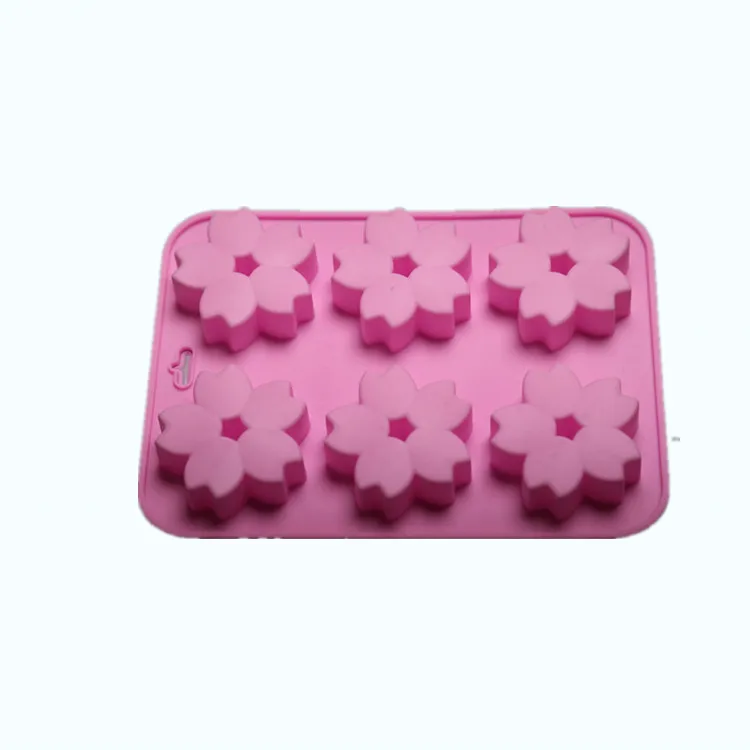 Handmade Soap Molds DIY Aromatherapy Wax Gypsum Mould Cherry Blossom | Дом и сад