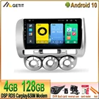 CARPLAY 9 ''Android 10 для Honda Jazz 1 GD 2001 - 2008 Fit Автомагнитола мультимедийный видеоплеер навигатор GPS
