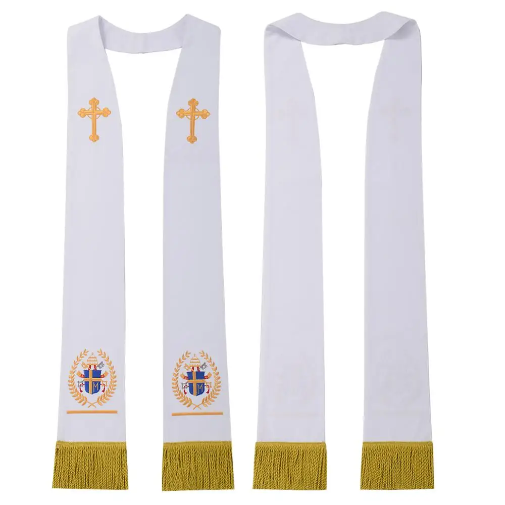 Свадебный палантин с вышивкой крестом длина 110 дюйма |