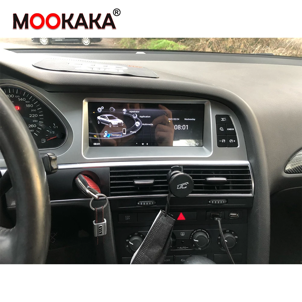 Android 10 Car Radio For Audi A6 2005-2012 Touch Screen Multimedia Player 8+128G Carplay DVD GPS Navigation DSP Autoradio | Автомобили и