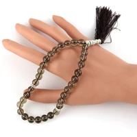 islamic muslim tasbih grey bracelet 33 round 8mm beads rosary islamic muslim tasbin ala rosa