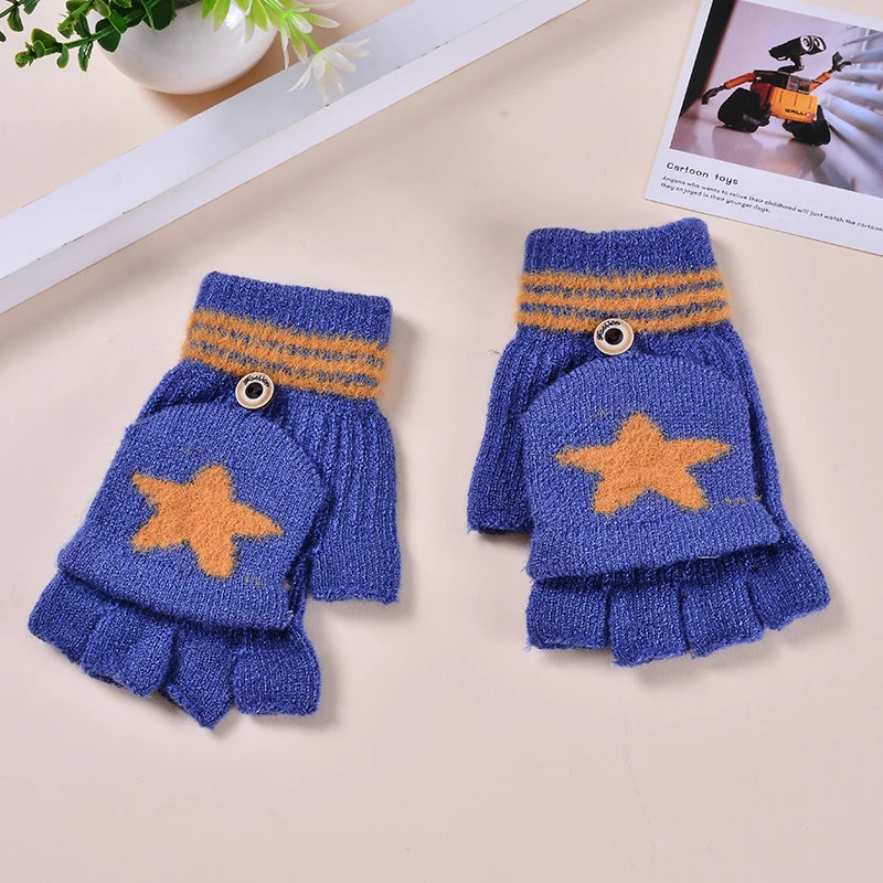 5~12years old kids Primary school students winter warm star gloves | Gloves &amp Mittens