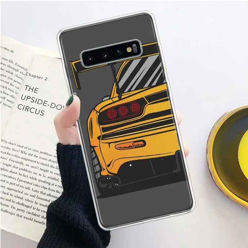 Japan JDM Sports Cars Comic Phone Case For Samsung Galaxy S21 S20 FE S22 S23 Ultra S10 Plus S9 + S8 S7 Edge S10E Lite Soft Cover