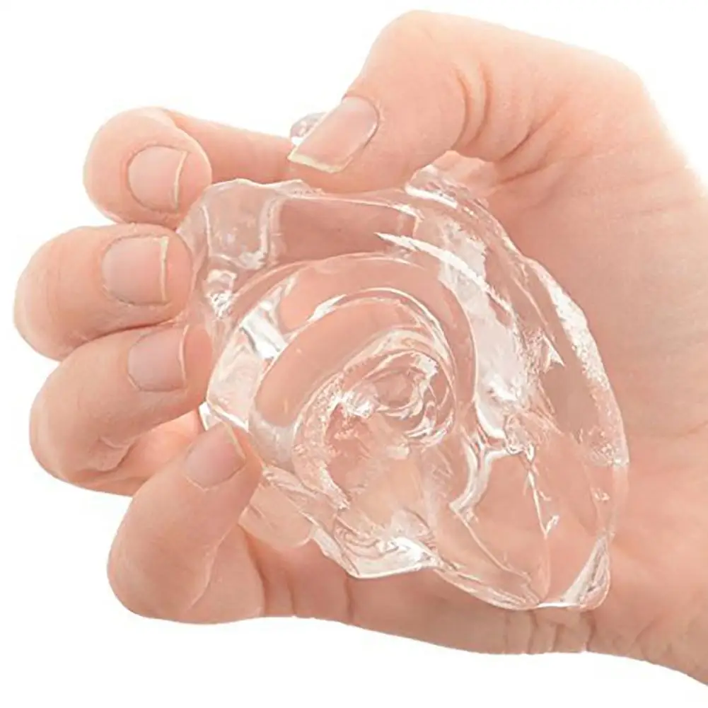 Plastilina de colores para ni&ntilde;os, arcilla polim&eacute;rica transparente para aliviar el estr&eacute;s, juguete antiestr&eacute;s para apretar a mano-0
