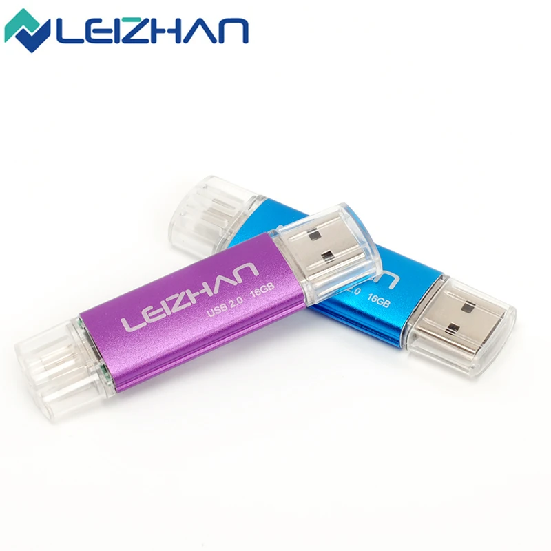 Leizhan OTG USB флэш накопитель Micro Рамочка для фотографии samsung S7/S6/S5/S4/S3/Note5/4/3/2 A7/A8/A9/Xiaomi