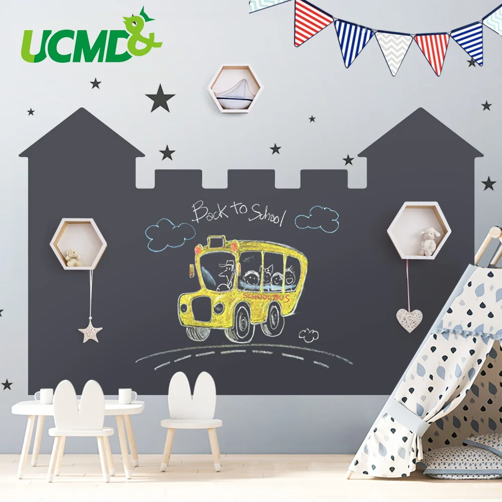 Гибкая доска для рисования Обучающие игрушки наклейки на стену в форме замка |