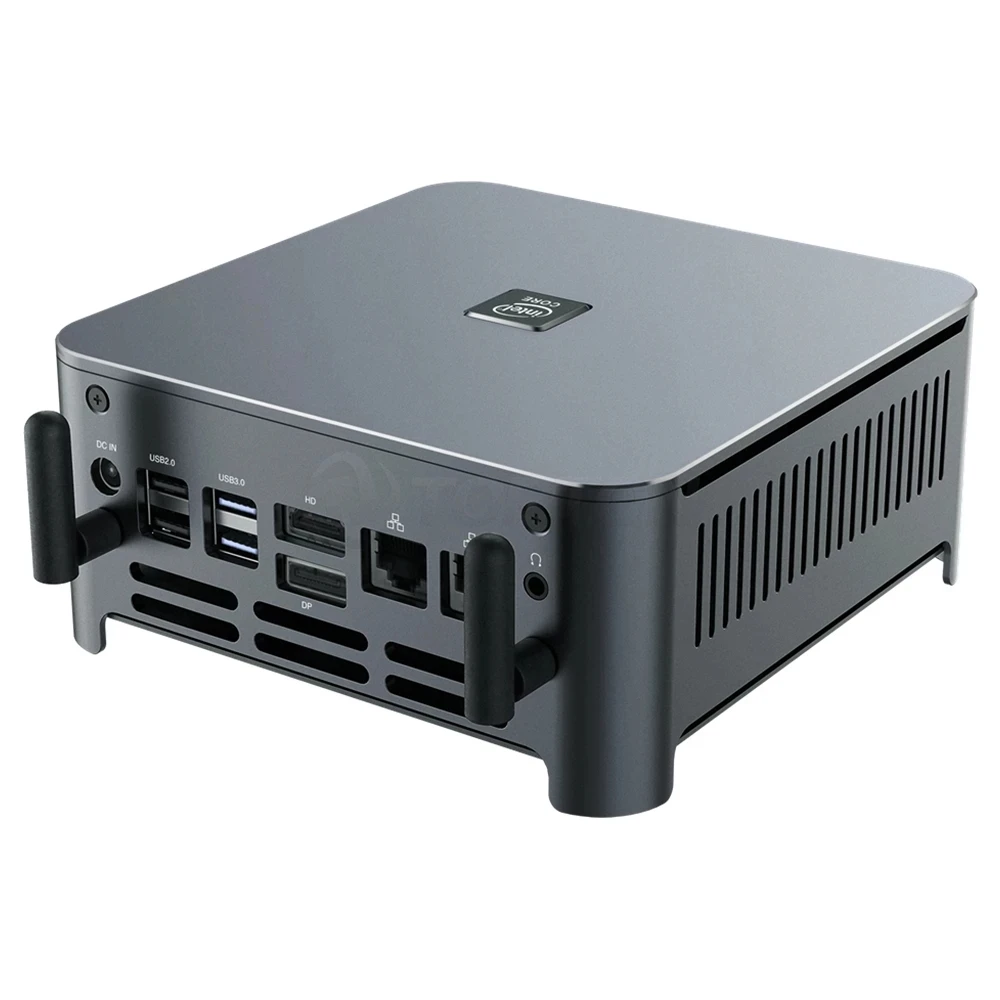 Новейший процессор Intel Mini PC Core i9 10980HK Xeon W 10885M 2LAN NUC Windows 10 2 * DDR4 NVMe игровой Настольный