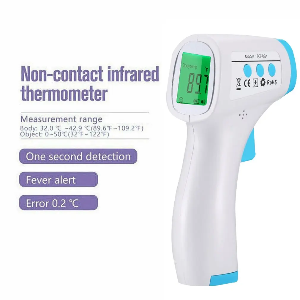 

New Infrared Thermometer Forehead Thermometer Non-Contact Digital Thermometer with Lcd Display cheap thermometer fast ship
