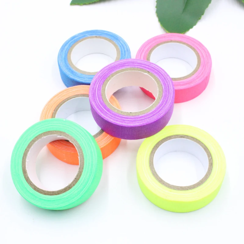 Флуоресцентная УФ-хлопковая лента матовая блестящая светящаяся фиолетовая