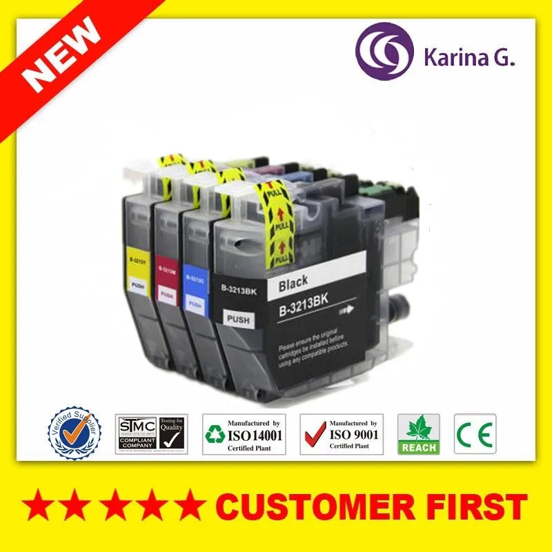 Совместим с чернильным картриджем Brother LC3213 LC3211 подходит для MFC J890DW J895DW DCP J772DW и т.