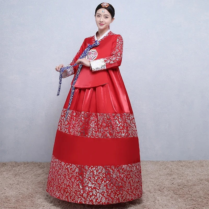 Hanbok Korean National Costume Traditional Dress Cosplay Wedding Performance Clothing TA2131 | Тематическая одежда и