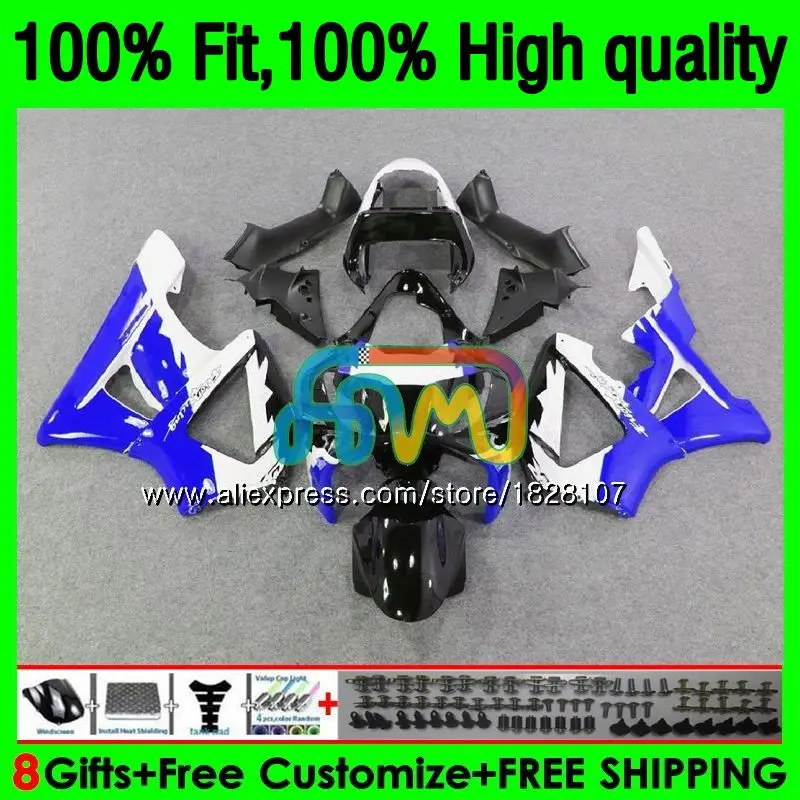 

OEM For HONDA CBR900RR CBR 929RR 929 900 RR CC 900RR Blue blk hot 00 01 107BS.36 CBR900 RR CBR929 RR CBR929RR 2000 2001 Fairing