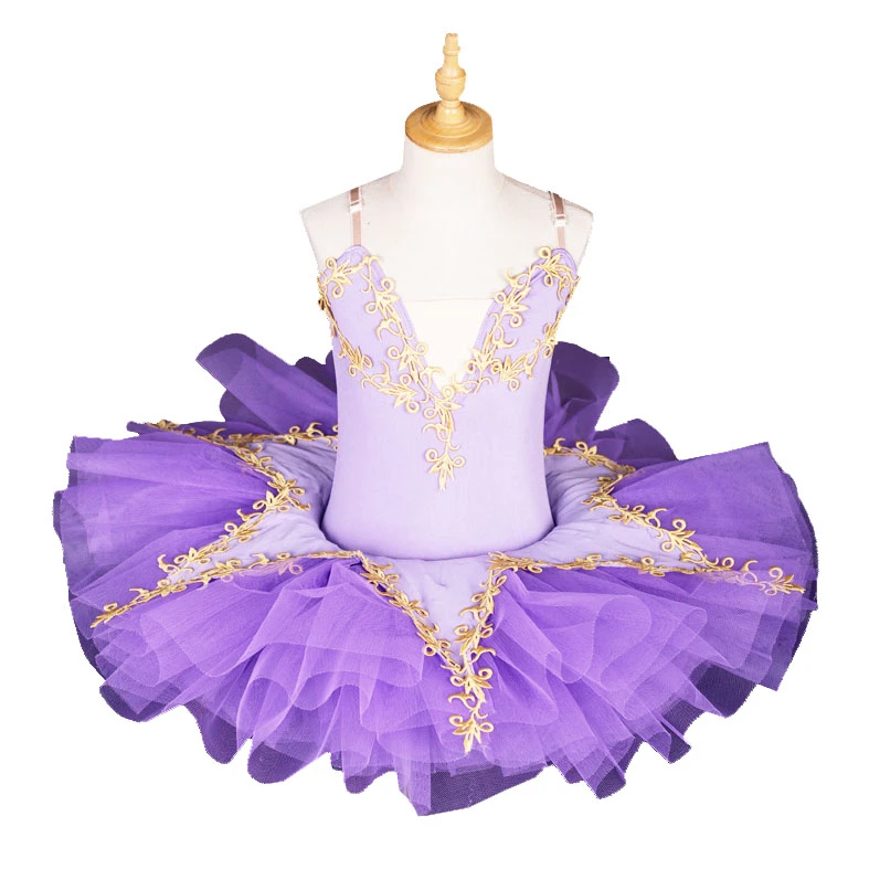 

Children's Ballet Dress Little Swan sling fluffy skirt girl Princess Dress performance dress children's performance training