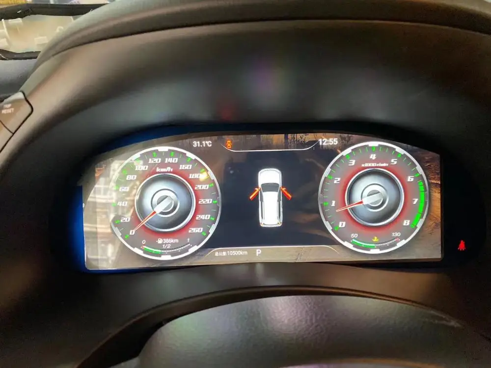 ЖК дисплей 12 3 дюйма интеллектуальный полный жидкокристаллический инструмент в