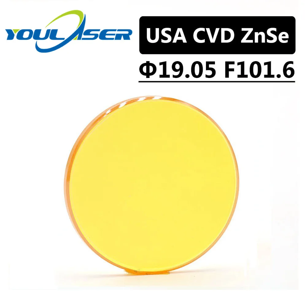 США CVD ZnSe лазерный фокус объектив Dia. 19 05 мм ФЛ 101 6 4 &quotдля CO2 лазерной гравировки