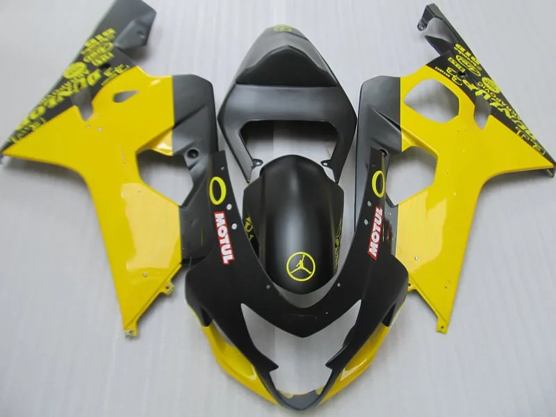 Набор обтекателей мотоцикла для GSXR600 750 K4 04 05 GSXR 600 GSXR750 2004 2005 ABS Желтый матовый