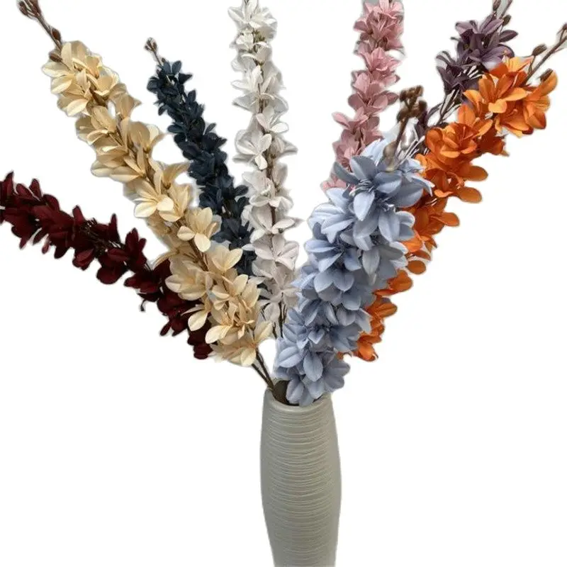 Искусственный длинный стебель Delphinium длиной 42 дюйма для осенних искусственных